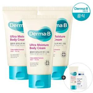 [공식] 더마비 울트라 모이스처 바디크림 200ml x3개+(랜덤견본)튜브+3매