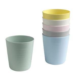 IKEA 이케아 물컵 6P 유아 어린이 플라스틱 식기 캠핑 요거트 간식 디저트 사무실 손님 매장