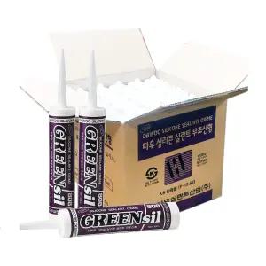 다우 그린실 백색 다목적 무초산 실리콘 25개 1박스