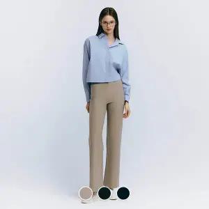 [지오다노] 414956 여자 풀밴딩 스트레이트 팬츠