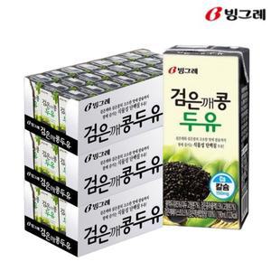 빙그레 검은깨 콩두유 190ml (72팩) 맛있는 두유