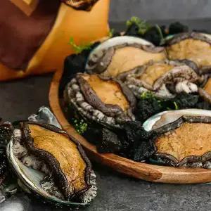 더줌 완도 활 전복1kg 6-7미 특대전복 횟감용 구이용 살아서도착 + 세척솔