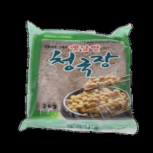 [얌얌마켓] 옛날맛 청국장 2kg 광산식품 (아이스박스 포함)