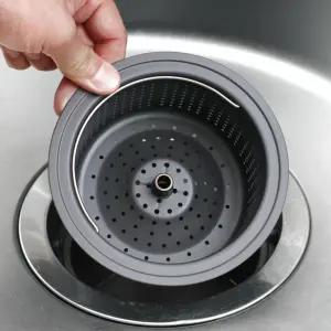 국산 AL블랙 배수구망(탈수형) 배수구망 싱크대 음식물 거름망 AL망탈수형