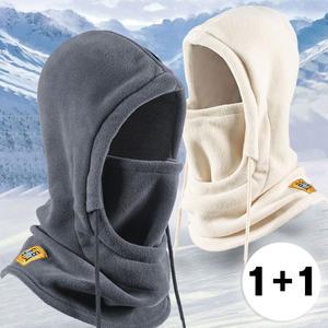 [2개세트]  남여공용 기모 후드 넥워머 목도리(4color)