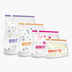 플라워 4종세트 소형+중형+대형+특대형 슬라이드 스탠딩 지퍼백