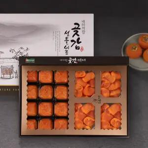 [롯데백화점]인정식탁 청도반시 혼합 실속세트 (반건시60g이상 12과+감말랭이100g내외 4팩)