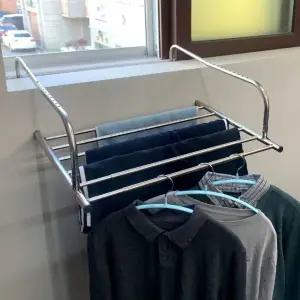 고품질 창틀건조대 길이조절 창틀걸이 건조대 빨래 스텐 (WFGTGB8)