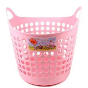색상랜덤 다용도 중 바구니 도톰쫀득 욕실수납바구니 (WFGTNLR)