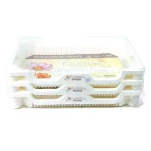 물빠짐 사각 3단 다용도선반 화이트 코너선반장 선반 (WFGTO43)