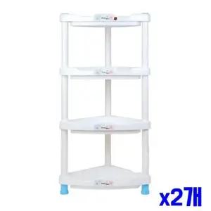 코너선반 페러스 4단 욕실 x2개 거실 선반대 (WFGTO4A)