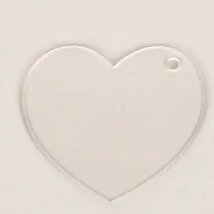 고품질 DIY 투명 키링 하트 아크릴판하트키링 (WFGU5DO)