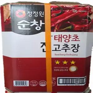 청정원 순창 THE 태양초 진 고추장 별셋 14kg
