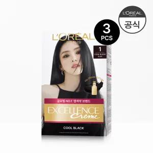 로레알파리 엑셀랑스 크림 염모제 3개