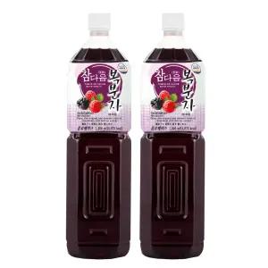 참다음 복분자 농축액 엑기스 청 음료 베이스 1.5L 2개