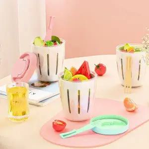 다이어트 샐러드통 도시락통 도시락용기 식단조절용 도시락 요거트 다용도도시락통 R809