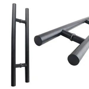 강화도어 스텐 일자 340P 흑색 WFHESRL