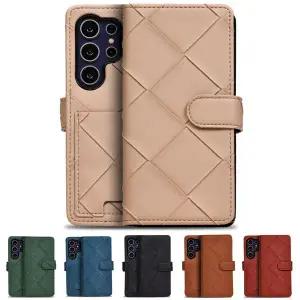 갤럭시 S25 S24 S23 S22 S21 S10 울트라 다이어리 케이스 고급가죽 스퀘어 카드 4장수납 6컬러