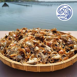 바다어보 국산 베이비크랩 300g 500g / 튀김용 미니게튀김 작은게 칠게 안주 육수