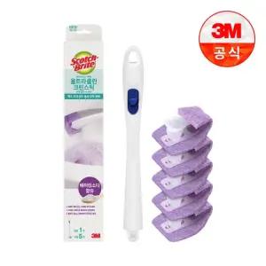 울트라클린 변기청소용 크린스틱 핸들+리필 5입