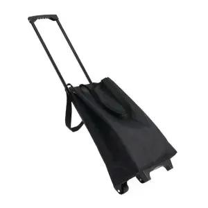 이동식 쇼핑 카트 블랙 트레이 보관 짐 여행 (WFHMXTO)