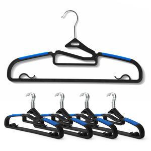 플라스틱 블랙 논슬립 옷걸이 회전형 25pcs