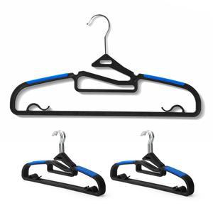 플라스틱 블랙 논슬립 옷걸이 회전형 10pcs