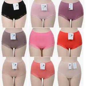 창민 모달 복부 맥시 여성 레이스 햄팬티 WB89DB3