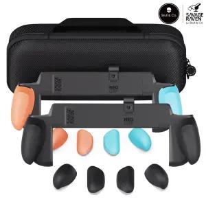 닌텐도 스위치2 케이스 스컬앤코 네오 그립케이스 맥스캐리 파우치 번들