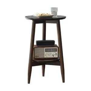 사이드 미니 40cm 월넛 원목 테이블 (WFHJMDW)