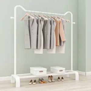 화이트 옷걸이 행거 고양이 귀 150cm (WFHJKHP)