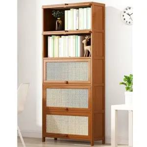 라탄 5단 거실 70cm 수납장 (WFHJLF3)
