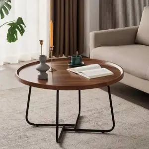 70cm 티테이블 거실 브라운 (WFHJLVS)