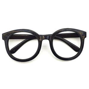 패션안경 안경태 알없는 가벼운뿔테 검정