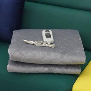 (생활가전) 한일의료기 카본 탄소 전기요 전기매트 캠핑 장판 1인용 극세사 그레이 싱글 중