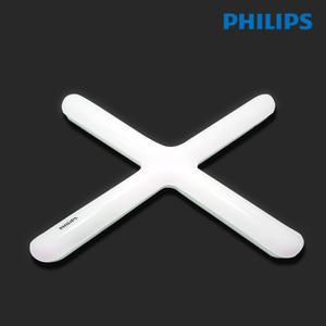 필립스 형광등 50W LED 십자등 주광색 플리커프리 슬림조명 사무실조명