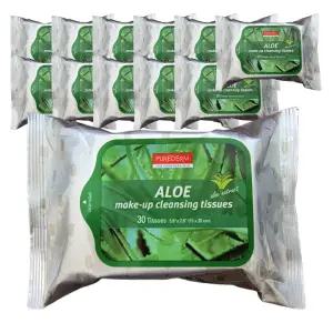 퓨어덤 클렌징티슈 알로에 메이크업 30매 x 12팩