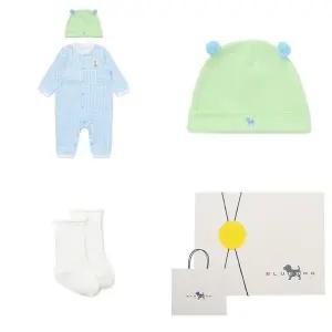 [블루독베이비]체크도기세트우주복 양말세트(BL)45-A70-041-20_s