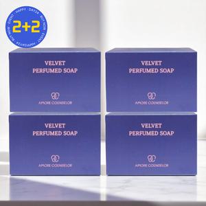 헤라 아모레 벨벳 퍼퓸 세안 세수 비누 80g 4개