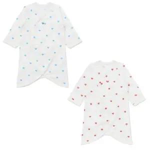 [블루독베이비]하트뱀부배내가운 2종 택1(BL.RD)45-A70-001-03_s