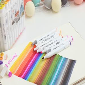 마카펜 드로잉 아크릴 트윈 마카 마커 세트 40색