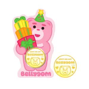 해피데이 벨리곰 골드바 0.2g