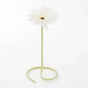 거베라 조화 화이트 사무실 플랜트 한송이 소품 (WFHH3A6)