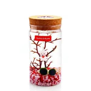 고품질 마리모 키우기 유리병 6.5x12.5cm 취미 선물 어린이 (WFHN7H6)