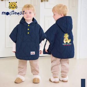 [몰리멜리] 우주여행디노퀼팅케이프점퍼