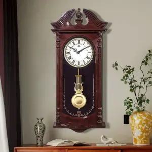 클래식 괘종 시계 벽시계 엔틱 추 대형 26인치