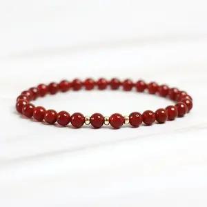 오행팔찌 음양오행 화기운보충 카넬리안 원석팔찌 행운 부적 파워스톤 염주 BR-250158