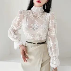 금찌 보엘 시스루 블라우스 ST7722B