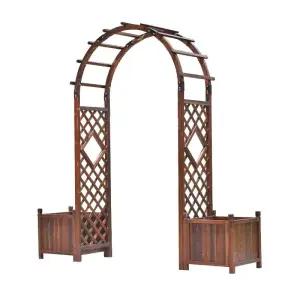 유럽 스타일의 정원 지지대 오벨리스크로 식물을 지원하는 빈티지 울타리 장식