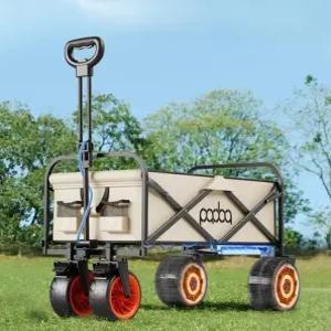 배터리 전동웨건 전동카트 수레 강화형 접이식 투휠